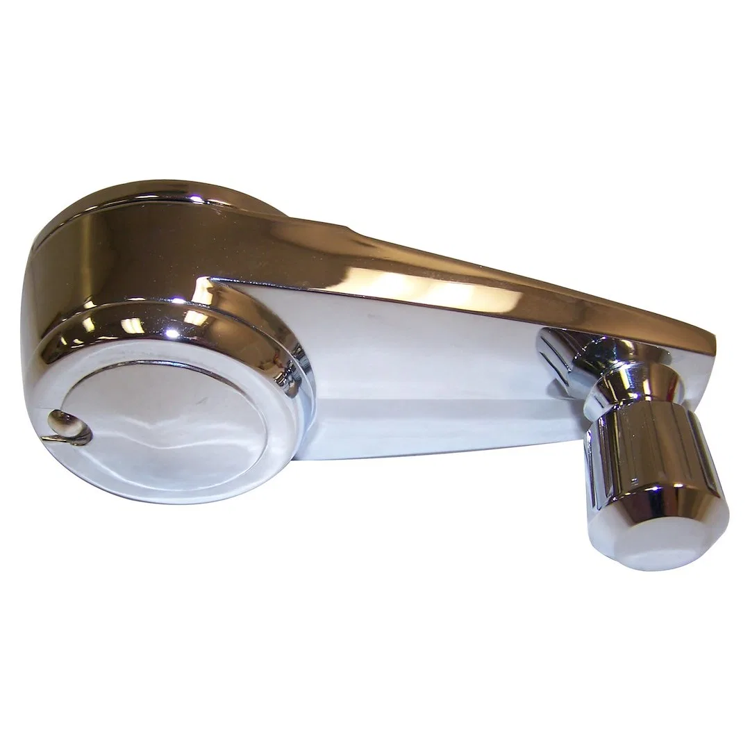 J5751929 – CROWN AUTO Window Crank Handle, OE Replacement Chrome Metal Single